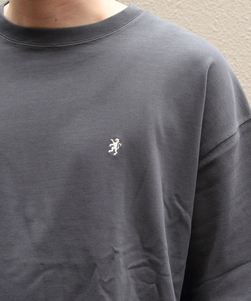 GYMPHLEX(ジムフレックス)の「GYMPHLEX/ジムフレックス クルーネックショートスリーブTEE CREW NECK SHORTSLEEVE TEE GY-C0441 DDH(Tシャツ/カットソー・メンズ・ベージュ/チャコールグレー/ブラウン・M/L)」の18枚目の写真