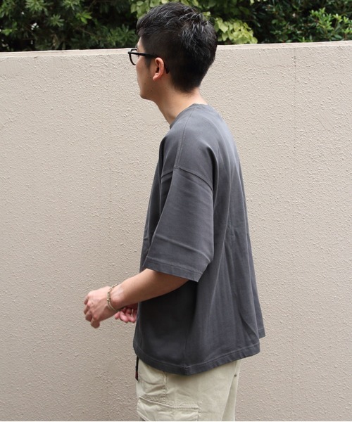 GYMPHLEX(ジムフレックス)の「GYMPHLEX/ジムフレックス クルーネックショートスリーブTEE CREW NECK SHORTSLEEVE TEE GY-C0441 DDH(Tシャツ/カットソー・メンズ・ベージュ/チャコールグレー/ブラウン・M/L)」の16枚目の写真