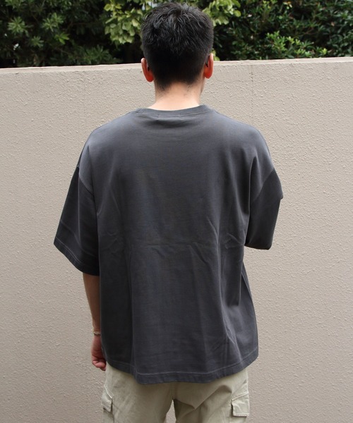 GYMPHLEX(ジムフレックス)の「GYMPHLEX/ジムフレックス クルーネックショートスリーブTEE CREW NECK SHORTSLEEVE TEE GY-C0441 DDH(Tシャツ/カットソー・メンズ・ベージュ/チャコールグレー/ブラウン・M/L)」の15枚目の写真