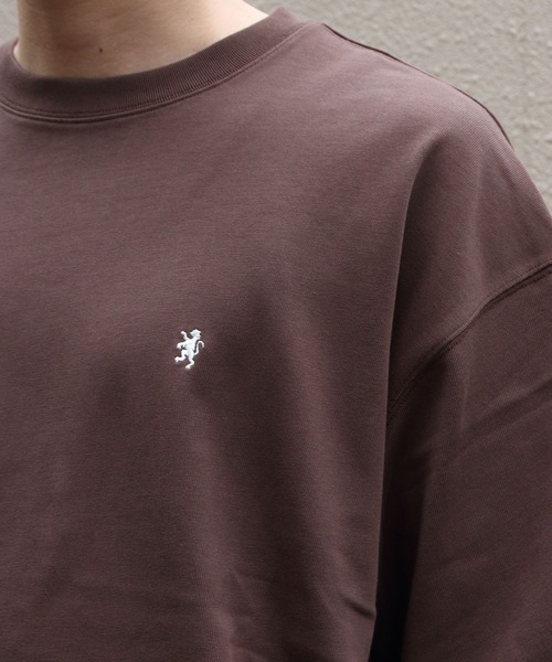 GYMPHLEX(ジムフレックス)の「GYMPHLEX/ジムフレックス クルーネックショートスリーブTEE CREW NECK SHORTSLEEVE TEE GY-C0441 DDH(Tシャツ/カットソー・メンズ・ベージュ/チャコールグレー/ブラウン・M/L)」の10枚目の写真