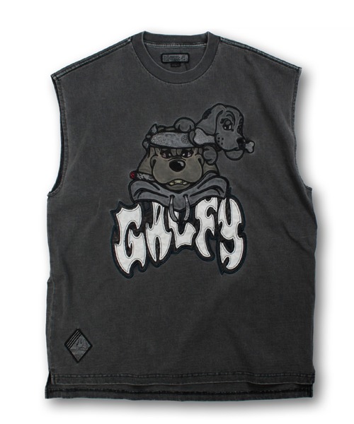 GALFY(ガルフィー)の「【GALFY/ガルフィー】袖を忘れしTシャツ(Tシャツ/カットソー・メンズ・スミクロ/ホワイト/ブラック・L/XL)」の9枚目の写真