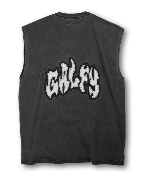 GALFY(ガルフィー)の「【GALFY/ガルフィー】袖を忘れしTシャツ(Tシャツ/カットソー・メンズ・スミクロ/ホワイト/ブラック・L/XL)」の10枚目の写真