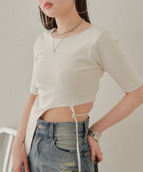 tanakadaisuke Tシャツ・カットソー 2(M位) ベージュ 【古着】【中古】 GRAPHIC TEE / グラフィックティー（Tシャツ/カットソー