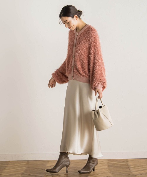 Droite lautreamont(ドロワットロートレアモン)の「【WEB限定】2WAYドルマンフリンジカーデ≪手洗い可能≫(カーディガン/ボレロ・レディース・ライトグレー/ピンク/オフホワイト・M)」の20枚目の写真
