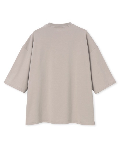 LANVIN en Bleu（ランバンオンブルー）の「2層構造 COOLMAX(クールマックス) ルーズフィット シンプルTシャツ（Tシャツ/カットソー・メンズ・ホワイト/ブラック/グレイッシュベージュ・50/48/46/52）」の15枚目の写真