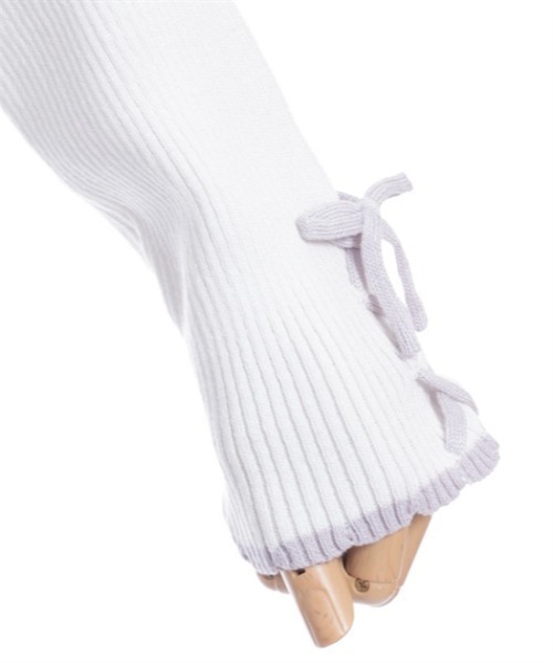 axes femme（アクシーズファム）の「ショルダーリボンニット（ニット/セーター・レディース・ホワイト/ブラック/ミント・FREE）」の17枚目の写真