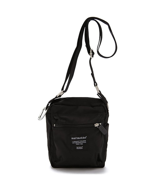 marimekko(マリメッコ)の「【ノベルティ付】Roadie / CASH&CARRY shoulder bag&【kioski】Aallokas Unikko / key ring《ZOZO限定》(ショルダーバッグ・レディース・ブラック・FREE)」の2枚目の写真