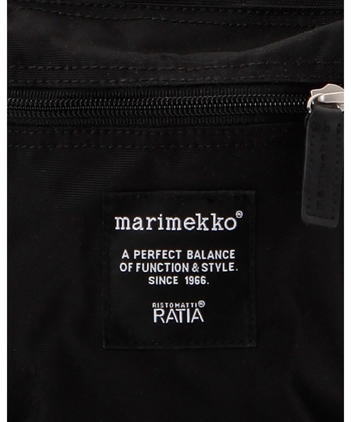 marimekko(マリメッコ)の「【ノベルティ付】Roadie / CASH&CARRY shoulder bag&【kioski】Aallokas Unikko / key ring《ZOZO限定》(ショルダーバッグ・レディース・ブラック・FREE)」の10枚目の写真