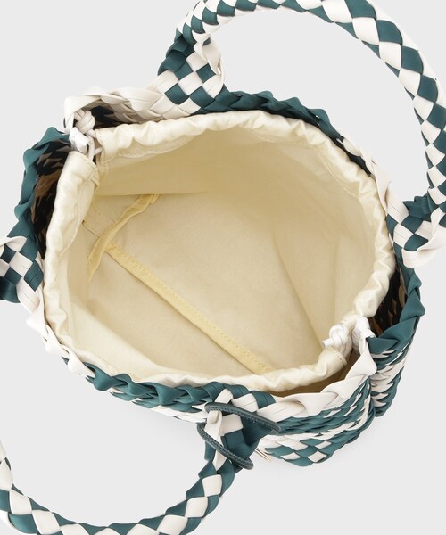 UNTITLED（アンタイトル）の「カラーメッシュトート（トートバッグ・レディース・アイボリー系4/ダークグリーン系4/ベージュ系4・99）」の12枚目の写真