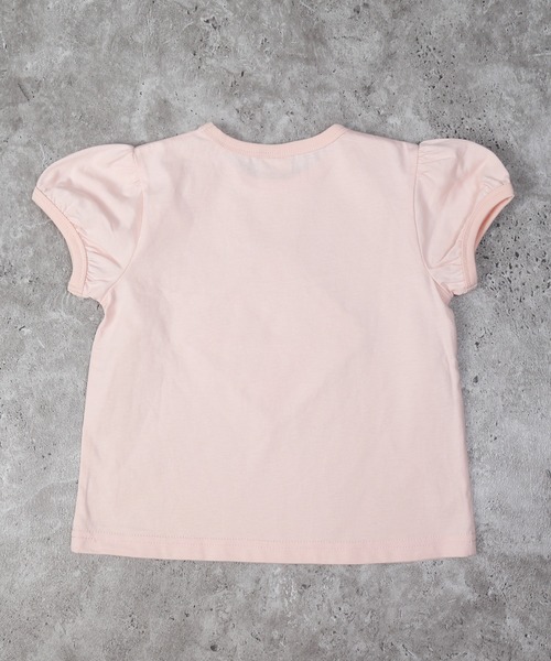 la poche biscuit（ラポシェビスキュイ）の「さくらんぼTシャツ（Tシャツ/カットソー・キッズ・アイボリー/ピンク/サックスブルー・80/90/100/110/120/130/140）」の7枚目の写真