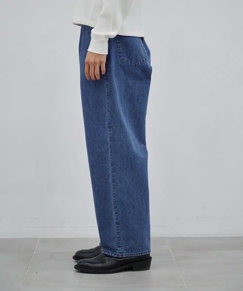 CONZ（コンズ）の「WIDE DENIM PT　USED（デニムパンツ・メンズ・インディゴブルー・M/S）」の10枚目の写真