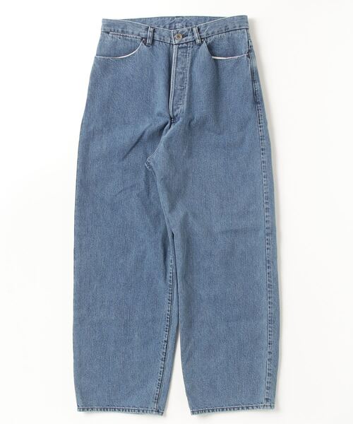 CONZ（コンズ）の「WIDE DENIM PT　USED（デニムパンツ・メンズ・インディゴブルー・M/S）」の5枚目の写真