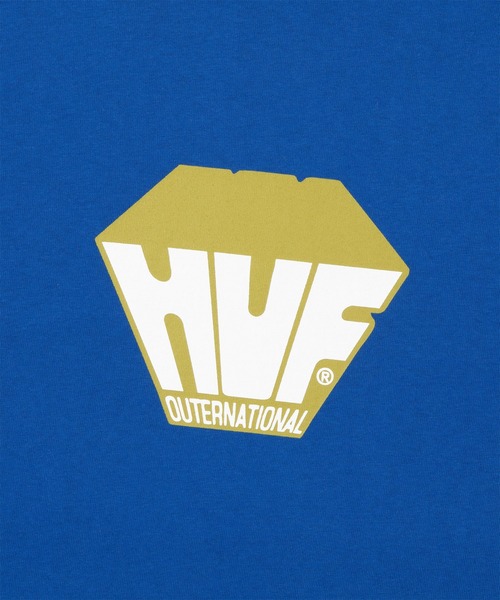 HUF（ハフ）の「BIG BLOCK LS TEE（Tシャツ/カットソー・メンズ・ブラック/ブルー/ホワイト・X-SMALL/SMALL/MEDIUM/LARGE/X-LARGE/XX-LARGE）」の6枚目の写真