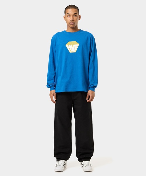 HUF（ハフ）の「BIG BLOCK LS TEE（Tシャツ/カットソー・メンズ・ブラック/ブルー/ホワイト・X-SMALL/SMALL/MEDIUM/LARGE/X-LARGE/XX-LARGE）」の14枚目の写真