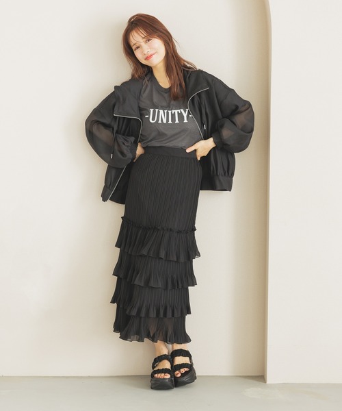 mysty woman（ミスティウーマン）の「ギャザーベルトサンダル  323423（サンダル・レディース・ブラック/アイボリー・LARGE/MEDIUM）」の3枚目の写真