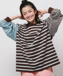 値下げ）niko and...［てぃらさんプロデュースプランツフォトプルオーバー 楽天市場】【SALE／40%OFF】ハーフZIPラインニットプルオーバー