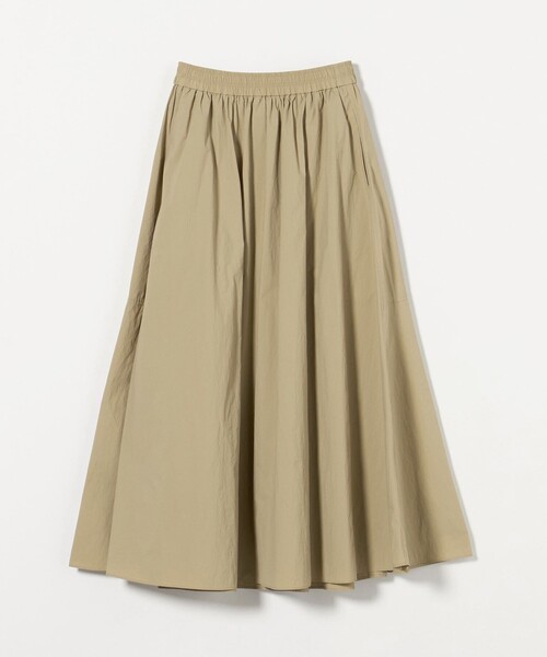 green label relaxing（グリーンレーベルリラクシング）の「ボリューム ギャザー フレア スカート（スカート・レディース・ブラック/ベージュ/ケリーグリーン・FREE）」の20枚目の写真