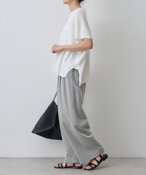 BEARDSLEY（ビアズリー）の「フレンチサラットプルオーバー（ニット/セーター・レディース・ピンク/ブラック系その他4/ホワイト/サンドベージュ・FREE）」の10枚目の写真