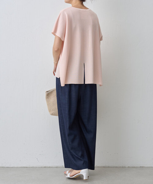 BEARDSLEY（ビアズリー）の「フレンチサラットプルオーバー（ニット/セーター・レディース・ピンク/ブラック系その他4/ホワイト/サンドベージュ・FREE）」の16枚目の写真