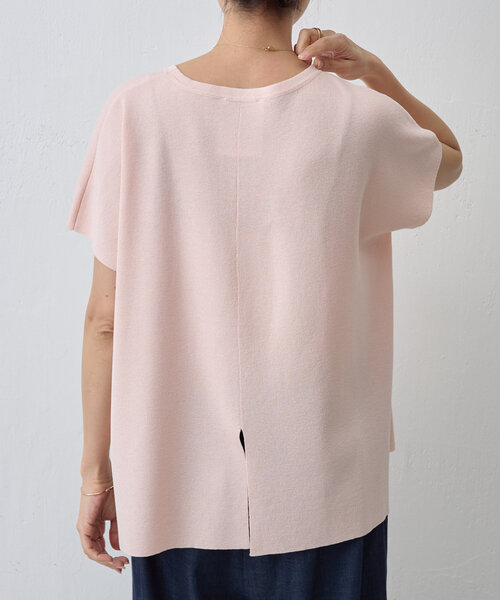 BEARDSLEY（ビアズリー）の「フレンチサラットプルオーバー（ニット/セーター・レディース・ピンク/ブラック系その他4/ホワイト/サンドベージュ・FREE）」の18枚目の写真