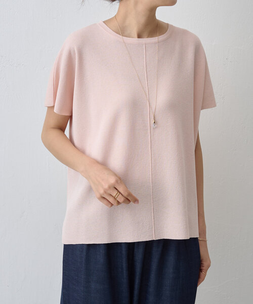 BEARDSLEY（ビアズリー）の「フレンチサラットプルオーバー（ニット/セーター・レディース・ピンク/ブラック系その他4/ホワイト/サンドベージュ・FREE）」の20枚目の写真