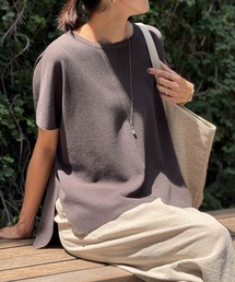 BEARDSLEY（ビアズリー）の「後ろ刺繍チュニックニット（ニット