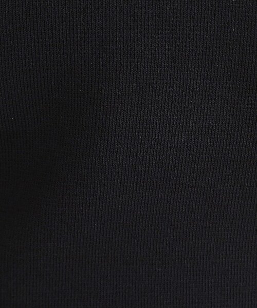 DRESKIP（ドレスキップ）の「【高レビュー/洗える/S-LL】季節の変わり目から活躍 多機能 5分袖ニット（ニット/セーター・レディース・ベージュ系2/ブラック/スモーキーグリーン系/オフホワイト/ブラック系2・01/02/03/04）」の9枚目の写真