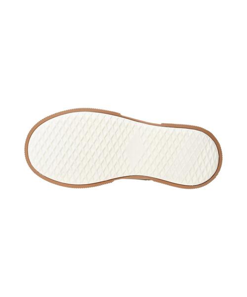 Samansa Mos2 blue（サマンサモスモスブルー）の「ジャーマントレーナー厚底スニーカー（ドレスシューズ・レディース・ブラック/オフホワイト・M/L）」の3枚目の写真