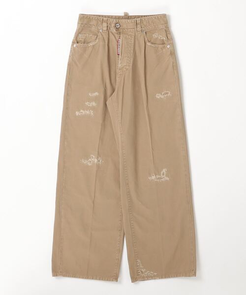 DSQUARED2(ディースクエアード)の「9 To 5 Cotton Pant /0251(チノパンツ・レディース・トップグレー/ベージュ・34/36)」の2枚目の写真