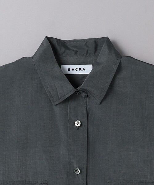セール】＜SACRA＞シアー シャツ（シャツ/ブラウス）｜SACRA