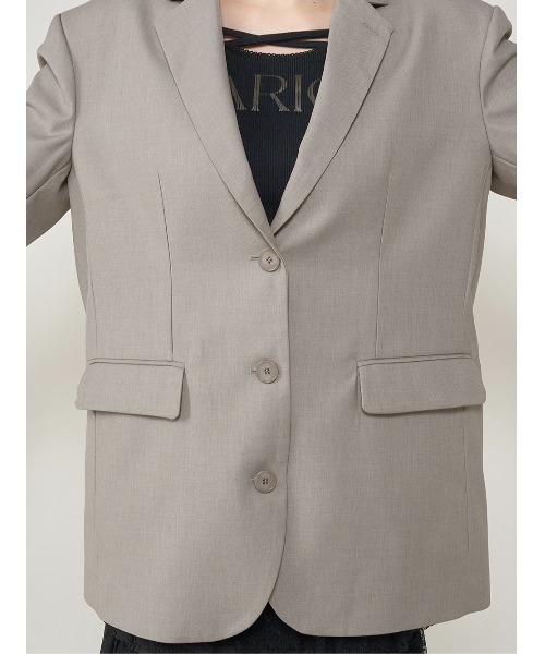 オーバーサイズテーラードジャケット（テーラードジャケット）｜Darich