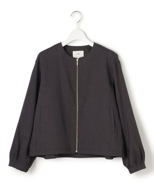 ＊新品＊23区リネンレーヨンストレッチ ブルゾン 23区｜【洗える】リネンレーヨンストレッチ ブルゾン | Rakuten