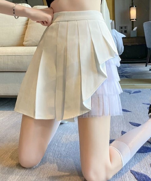 【BOTTEAGA】プリーツヘム ミニスカート 1_001.jpg