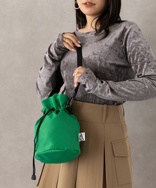 Drifter(ドリフター)の「【Drifter】GATHER HANDLE POUCH DFV1209(ハンドバッグ・レディース・ブラック/ブルー/グリーン/ピンク・FREE)」の7枚目の写真