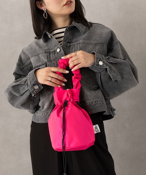 Drifter(ドリフター)の「【Drifter】GATHER HANDLE POUCH DFV1209(ハンドバッグ・レディース・ブラック/ブルー/グリーン/ピンク・FREE)」の20枚目の写真