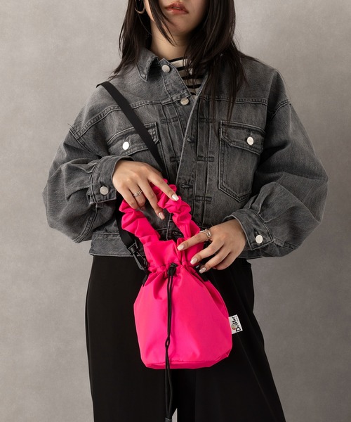 Drifter(ドリフター)の「【Drifter】GATHER HANDLE POUCH DFV1209(ハンドバッグ・レディース・ブラック/ブルー/グリーン/ピンク・FREE)」の19枚目の写真