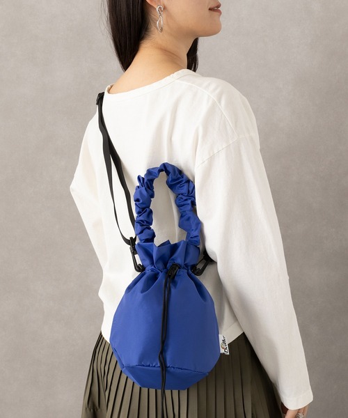 Drifter(ドリフター)の「【Drifter】GATHER HANDLE POUCH DFV1209(ハンドバッグ・レディース・ブラック/ブルー/グリーン/ピンク・FREE)」の12枚目の写真