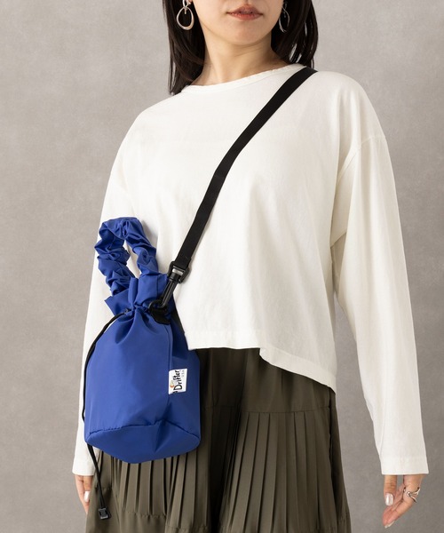 Drifter(ドリフター)の「【Drifter】GATHER HANDLE POUCH DFV1209(ハンドバッグ・レディース・ブラック/ブルー/グリーン/ピンク・FREE)」の13枚目の写真
