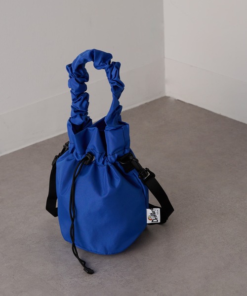 Drifter(ドリフター)の「【Drifter】GATHER HANDLE POUCH DFV1209(ハンドバッグ・レディース・ブラック/ブルー/グリーン/ピンク・FREE)」の11枚目の写真