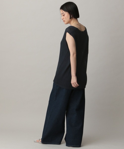 ペーパーユルニットノースリーブ（ニット/セーター）｜A part by