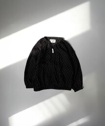 aBity select（アビティセレクト）の「ノーカラー ドットシアーブルゾン（ブルゾン・キッズ）」