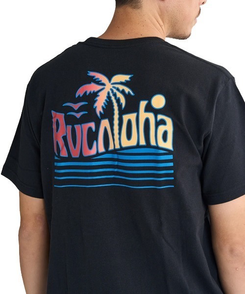 【RVCA】メンズ LINX Ｔシャツ【2021年春夏モデル】 RVCA メンズ Tシャツ ルーカ 半袖 ロゴT TCS SS 新作 2025春夏