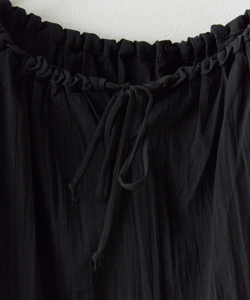 ROOPTOKYO（ループトウキョウ）の「Ribbon sleeveless blouse / リボンノースリーブブラウス（シャツ/ブラウス・レディース・イエロー/ホワイト/ブラック/サックスブルー・FREE）」の7枚目の写真