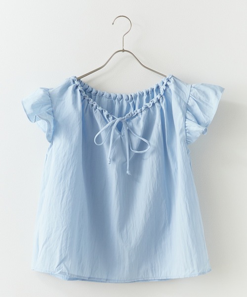 ROOPTOKYO（ループトウキョウ）の「Ribbon sleeveless blouse / リボンノースリーブブラウス（シャツ/ブラウス・レディース・イエロー/ホワイト/ブラック/サックスブルー・FREE）」の11枚目の写真