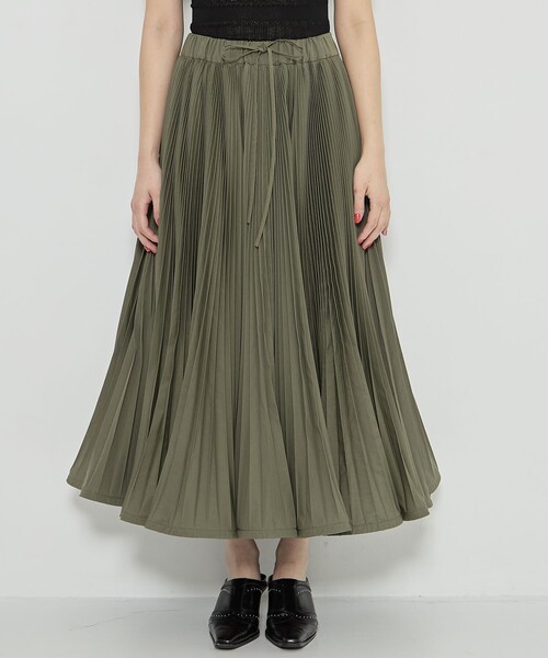 TELMA/テルマ】Flared Pleated Skirt/プリーツスカート