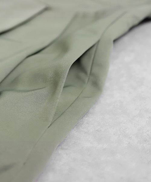 antiqua（アンティカ）の「ツイルサロペット（サロペット/オーバーオール・レディース・カーキ/ブラック・ONESIZE）」の17枚目の写真