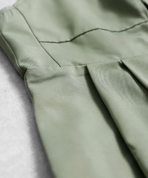 antiqua（アンティカ）の「ツイルサロペット（サロペット/オーバーオール・レディース・カーキ/ブラック・ONESIZE）」の14枚目の写真