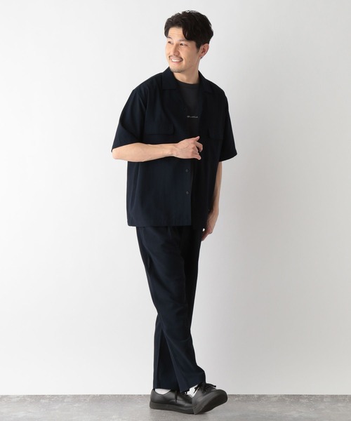 GLOBAL WORK(グローバルワーク)の「爽快DRYタッチシャツ/一部店舗限定/324960(シャツ/ブラウス・メンズ・アイボリー/グリーン/ネイビー/チャコールグレー・SMALL/MEDIUM/LARGE/X-LARGE)」の21枚目の写真