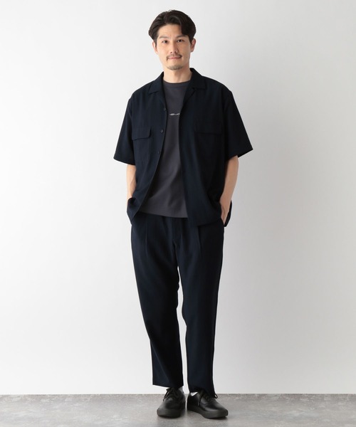 GLOBAL WORK(グローバルワーク)の「爽快DRYタッチシャツ/一部店舗限定/324960(シャツ/ブラウス・メンズ・アイボリー/グリーン/ネイビー/チャコールグレー・SMALL/MEDIUM/LARGE/X-LARGE)」の20枚目の写真