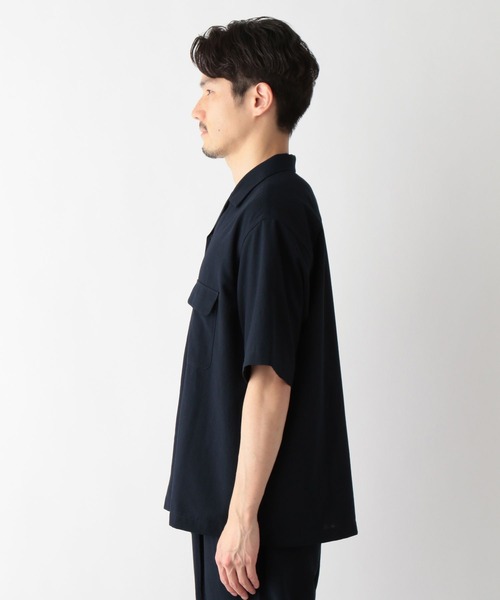 GLOBAL WORK(グローバルワーク)の「爽快DRYタッチシャツ/一部店舗限定/324960(シャツ/ブラウス・メンズ・アイボリー/グリーン/ネイビー/チャコールグレー・SMALL/MEDIUM/LARGE/X-LARGE)」の15枚目の写真